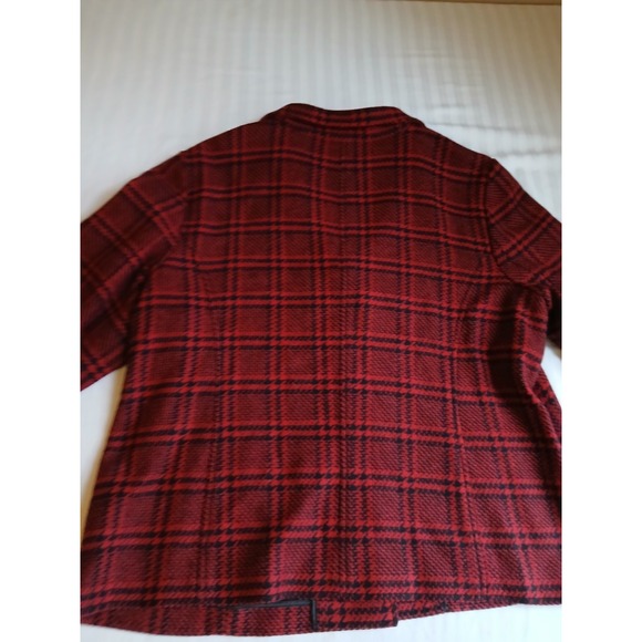 Talbots Blazer 18 Wool Blend Herringbone Plaid Office Preppy Work Career Capsule - Picture 11 of 15